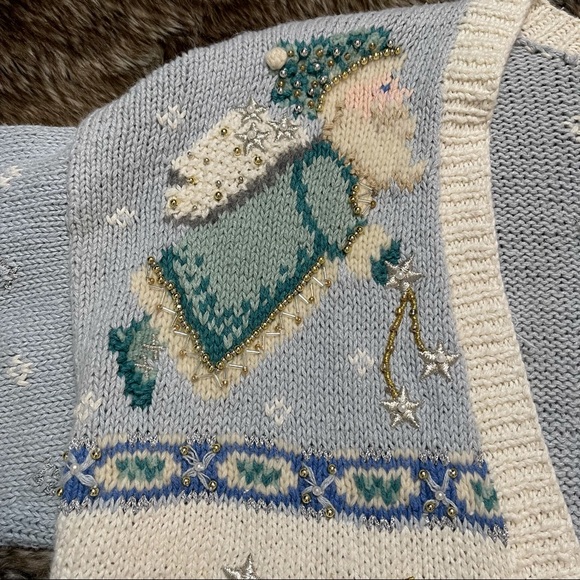 VTG Marisa Christina Classics Christmas Sweater 1995 LTD ED. Women's Size M - Picture 9 of 15